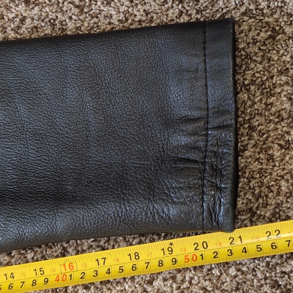 Danier Leather Coat Men's Large Long Tall - Picture 8 of 16